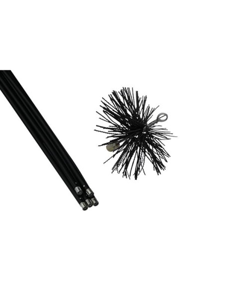 CHIMNEY CLEANER KIT - BRUSH Ø 200 mm - NYLON