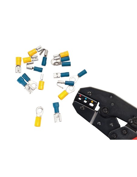 HEAVY-DUTY CRIMPING TOOL FOR FAST-ON CONNECTORS - 6"