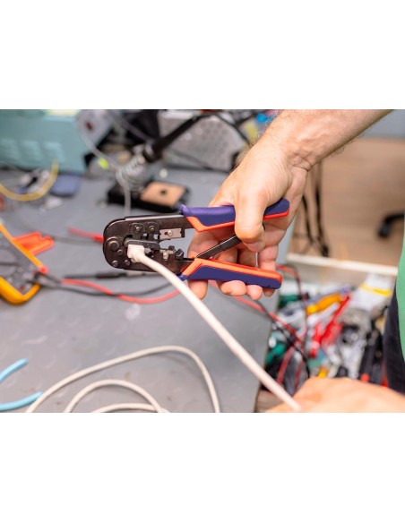 PROFESSIONAL CRIMPING TOOL FOR MODULAR CONNECTOR 8P8C (RJ45)