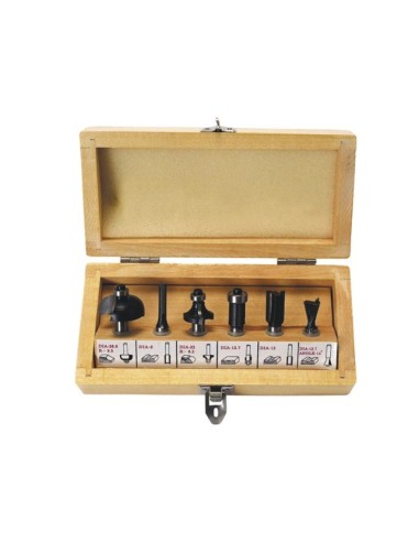 ROUTER BIT SET - 6 pcs