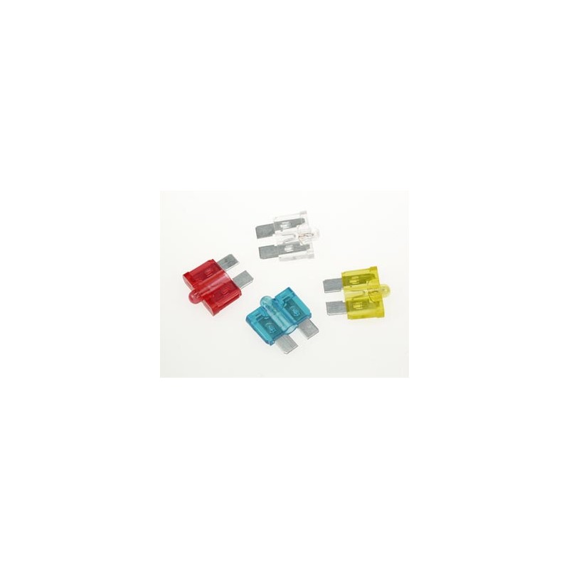 CAR FUSE WITH INDICATOR LIGHT (15A - BLUE)