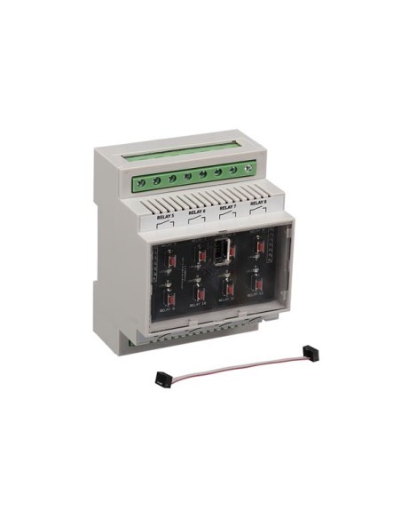 UITBREIDINGSRELAISKAART VOOR DIN-RAIL MODULE