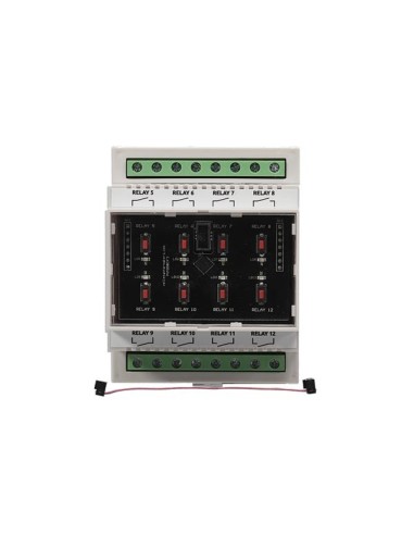 UITBREIDINGSRELAISKAART VOOR DIN-RAIL MODULE