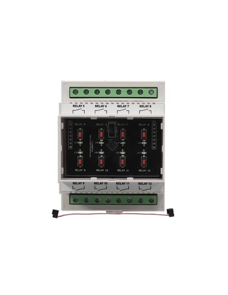 UITBREIDINGSRELAISKAART VOOR DIN-RAIL MODULE