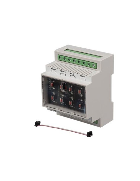 UITBREIDINGSRELAISKAART VOOR DIN-RAIL MODULE