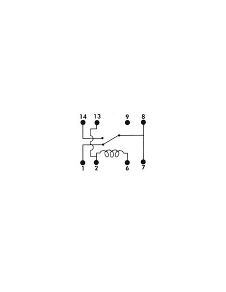 DIL RELAIS 0.5A/10W max. 1 x REPOS-TRAVAIL 5Vcc