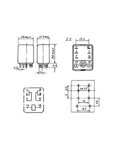 HEAVY-DUTY RELAY 10A/24VDC-220VAC 2 x INVERTERS 24Vdc 2
