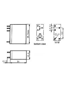 VERTICAL RELAY 10A/30VDC-220VAC,1 x INVERTER 12Vdc 2