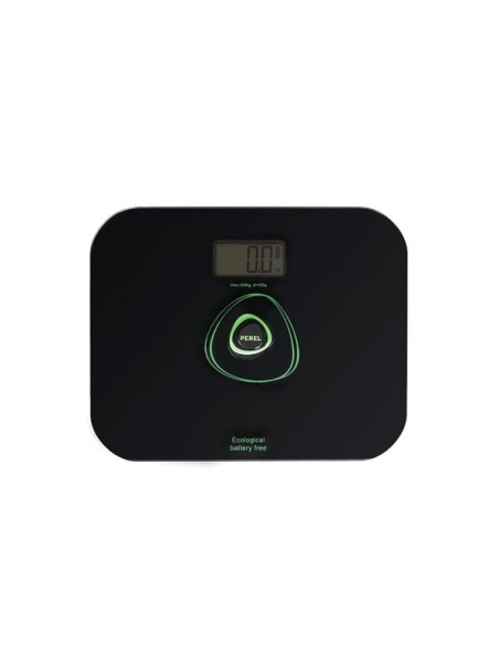 DIGITALE PERSONENWAAGE - 150 kg / 100 g - UMWELTFREUNDLICH - FUNKTIONIERT OHNE BATTERIEN