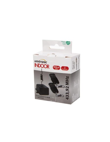 Wireless receiver + 2 transmitters set, indoor use