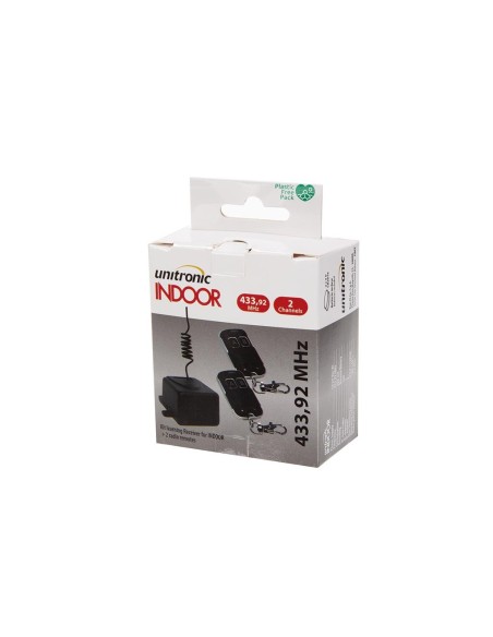 Wireless receiver + 2 transmitters set, indoor use