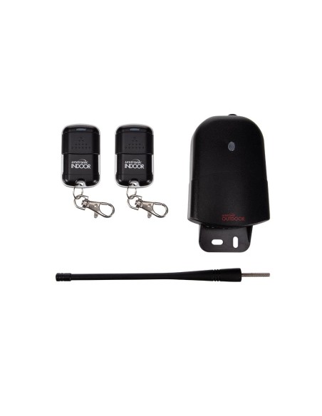 Wireless receiver + 2 transmitters set, outdoor use
