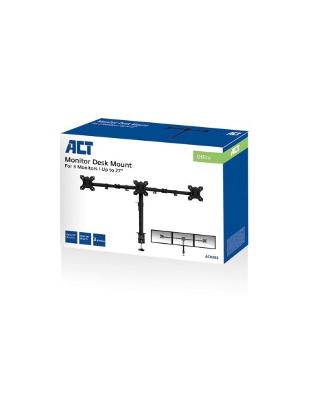 Dreifacher Monitorarm bis zu 27"