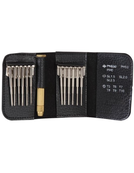 12-IN-1 CR-V MINI PRECISION SCREWDRIVER SET