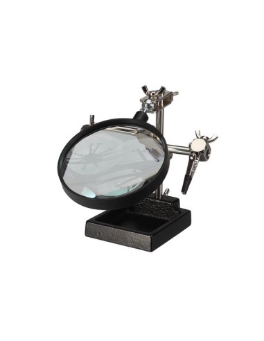 HELPING HAND WITH MAGNIFIER