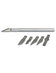 PRECISION KNIFE SET - 1 BLADE HOLDER + 6 BLADES