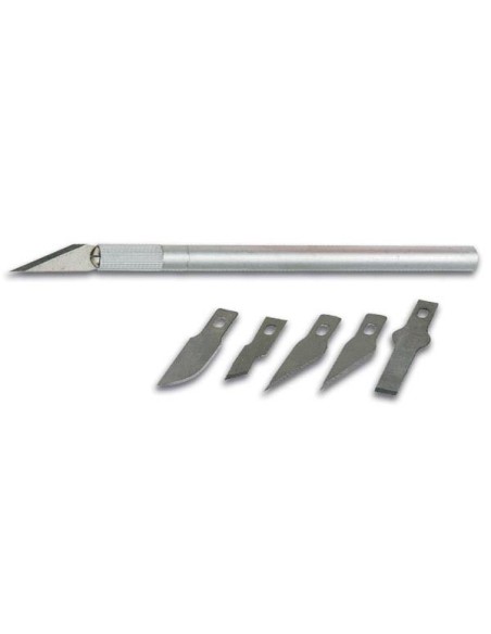 PRÄZISIONS-CUTTERMESSER - GRIFF + 6 KLINGEN