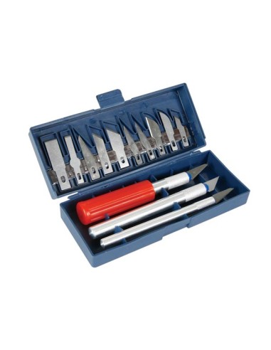 PRECISION KNIFE SET - 3 HOLDERS + 13 BLADES