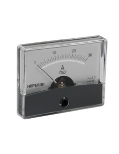 ANALOGE PANEELMETER VOOR DC STROOMMETINGEN 30A DC / 60 x...