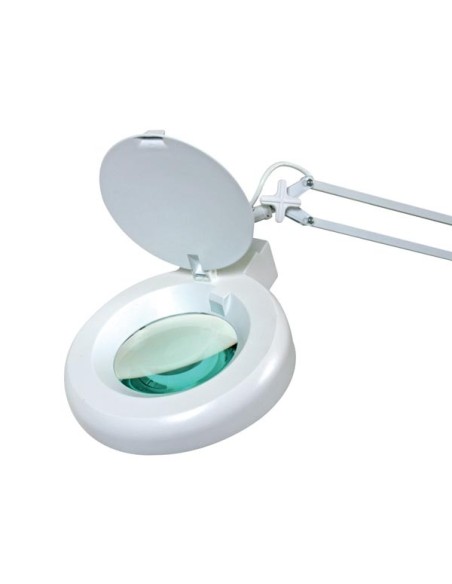 LAMP WITH MAGNIFYING GLASS 8 DIOPTRE - 22 W WHITE