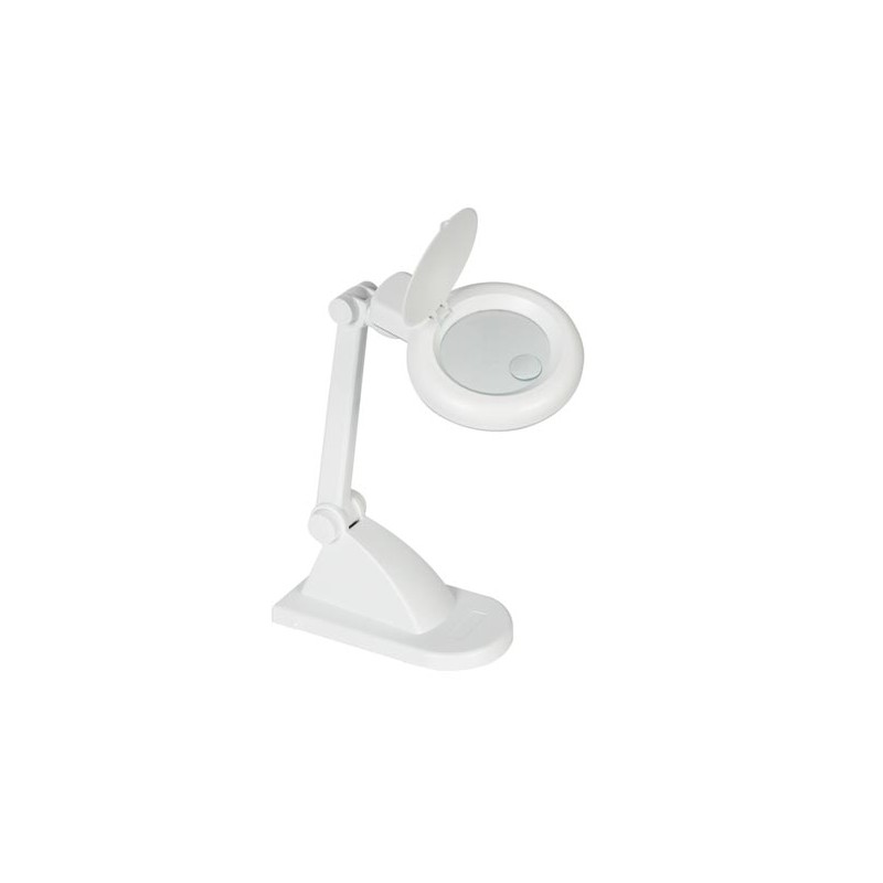 LAMPE-LOUPE 3 + 12 DIOPTRIES - 12W - BLANC