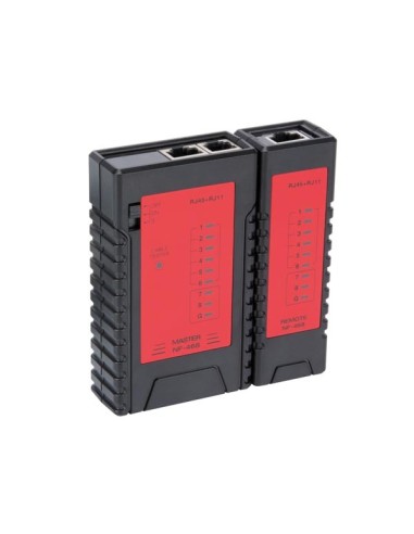 NETWORK CABLE (LAN) TESTER FOR 8P8C (RJ45), 6P6C (RJ12), 6P2C (RJ11), 4P4C (RJ10)