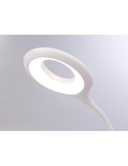 LED-BUREAULAMP - OPLAADBAAR - DIMBAAR - 20 LEDs - WIT
