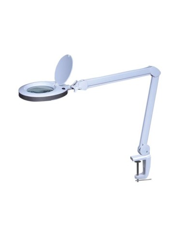 LED DESK LAMP WITH MAGNIFYING GLASS 8 DIOPTRE - 8 W - 60 LEDS - WHITE