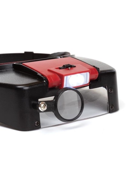 KOPFLUPE MIT LED-BELEUCHTUNG 1.8x - 2.3x - 3.3x