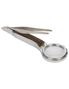 VERGROOTGLAS (6x) MET PINCET