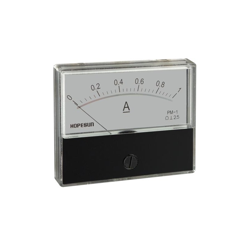 ANALOGUE CURRENT PANEL METER 1A DC / 70 x 60mm