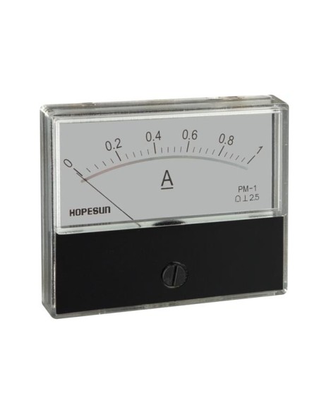 AMPEREMETRE ANALOGIQUE DE TABLEAU 1A CC / 70 x 60mm