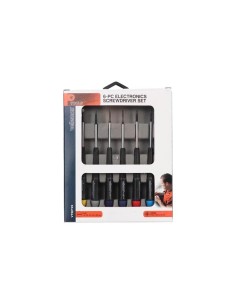 JEU DE 6 TOURNEVIS DE PRÉCISION (PLAT + CRUCIFORME)
