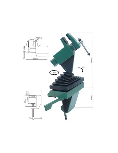 TABLE VICE WITH STANDARD HEAD