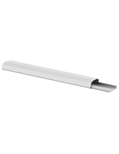 GOULOTTE PASSE-CÂBLES DROITE - PVC - 60 x 250 mm - BLANC