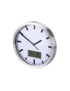 HORLOGE MURALE  EN ALUMINIUM AVEC ÉCRAN LCD ET... 2