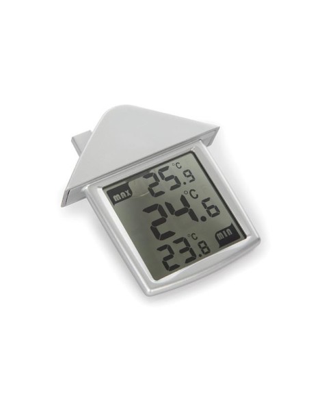TRANSPARENT WINDOW THERMOMETER WITH MIN/MAX TEMPERATURES