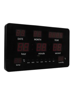 WANDUHR MIT LED-DISPLAY 2
