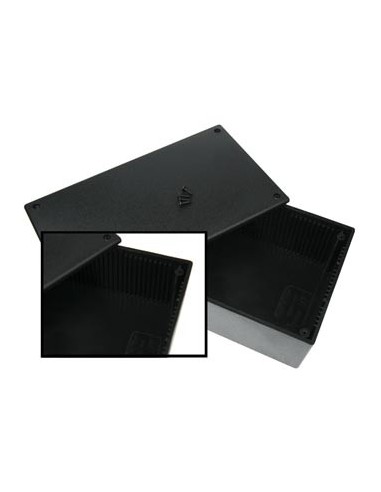 PLASTIC BOX - BLACK 200 x 110 x 65mm