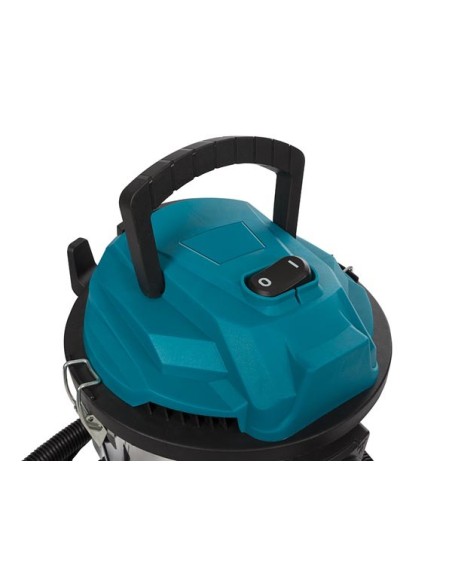WET/DRY VACUUM CLEANER - 1000 W - 20 L - STAINLESS STEEL TANK