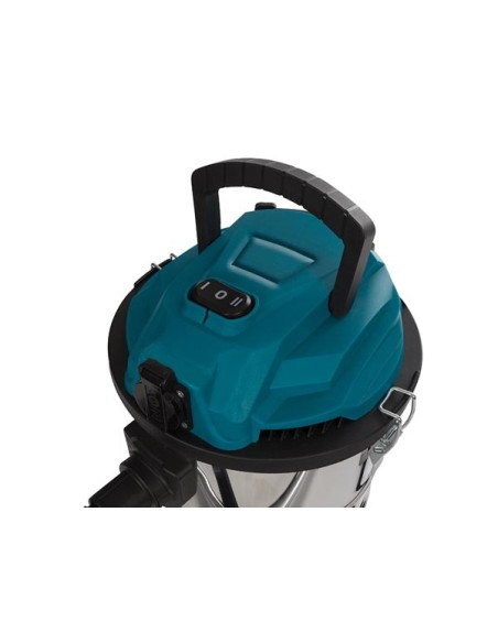 WET/DRY VACUUM CLEANER - 1200 W - 30 L - STAINLESS STEEL TANK