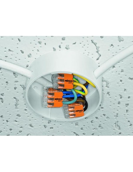 COMPACTE VERBINDINGSKLEM 3 x 0.2 - 4 mm² VOOR ALLE KABELSOORTEN