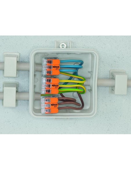 COMPACT-VERBINDUNGSKLEMME 5 x 0.2 - 4 mm² FÜR ALLE LEITERARTEN