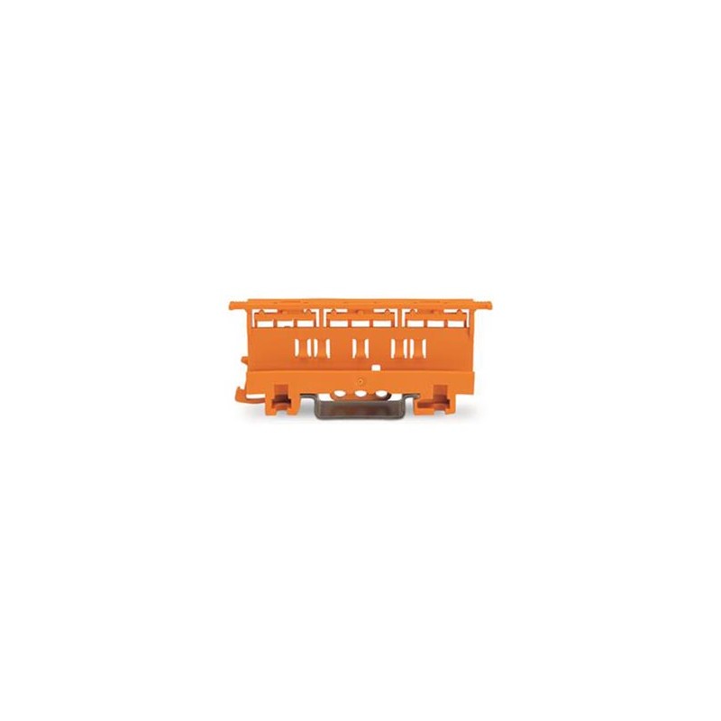 MOUNTING CARRIER - 221 SERIES - 4 mm² - FOR DIN-35 RAIL MOUNTING/SCREW MOUNTING - ORANGE
