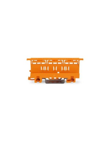 ADAPTATEUR DE FIXATION - SÉRIE 221 - 6 mm² - POUR MONTAGE SUR RAIL 35/MONTAGE PAR VIS - ORANGE