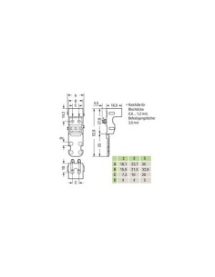 BEVESTIGINGSADAPTER - VOOR 2-DRAADSKLEMMEN - SERIE 221 -... 2