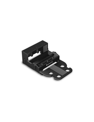 ADAPTATEUR DE FIXATION - POUR BORNES À 5 CONDUCTEURS - SÉRIE 221 - 4 mm² - AVEC PIED DE FIXATION À ENCLIQUETER POUR MONTAGE HORI