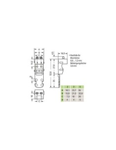 BEVESTIGINGSADAPTER - VOOR 3-DRAADSKLEMMEN - SERIE 221 -... 2