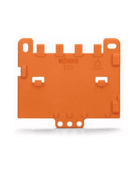 STRAIN RELIEF PLATE FOR SNAP-ON FIXING TO MOUNTING CARRIER