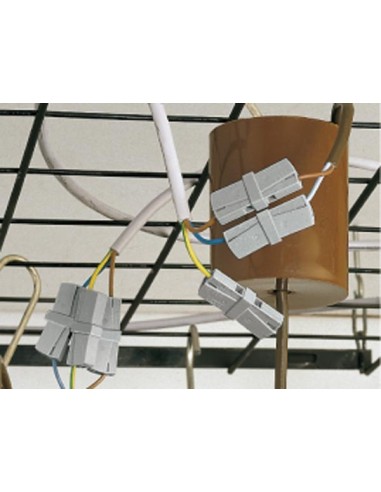 LIGHTING CONNECTOR, 2.5mm, 105°, GREY